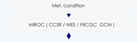 Aerosol climate model