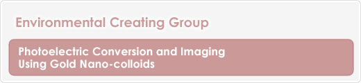 Photoelectric Conversion and Imaging Using Gold Nano-colloids