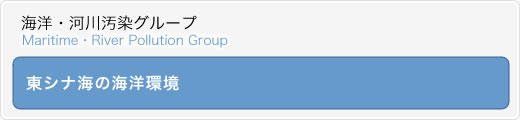 東シナ海の海洋環境